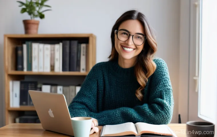 검색 엔진 최적화를 위한 사례 연구 - **Prompt: Authentic Blogger at Work**
    "A female content creator in her late 20s or early 30s, wi...