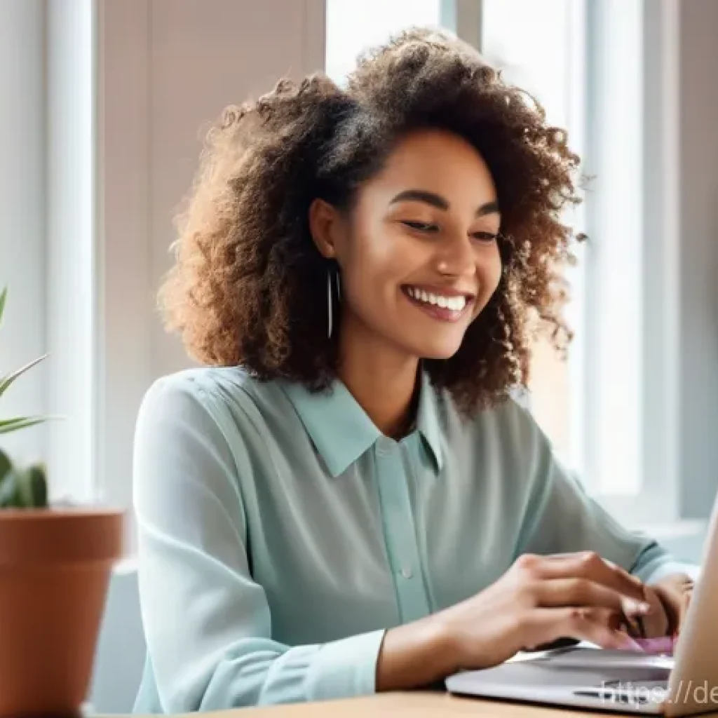 온페이지 SEO 최적화 방법 - **Prompt 1: Engaging Content and Seamless Keywords**
    A vibrant, sunlit image of a female blogger...