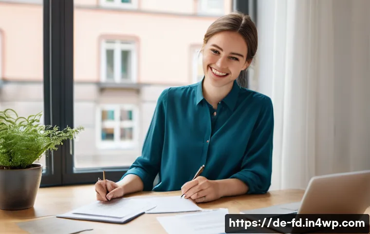 검색 엔진 최적화를 위한 콘텐츠 차별화 전략 - **Prompt:** A young female blogger (late 20s, wearing smart-casual, modest clothing like a button-up...